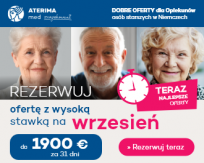 Aterima MED - wysokie stawki na wyjazdy we wrześniu